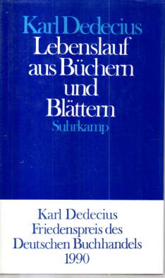 Seller image for Lebenslauf aus Bchern und Blttern. for sale by Leonardu