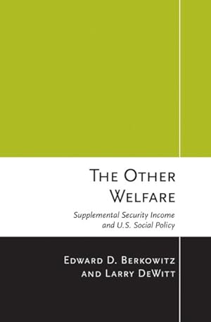 Immagine del venditore per Other Welfare : Supplemental Security Income and U.S. Social Policy venduto da GreatBookPricesUK