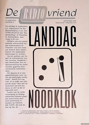 Seller image for De Radiovriend: 1e jargang nummer 4 - september 1989 for sale by Klondyke