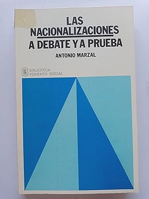 Bild des Verkufers fr LAS NACIONALIZACIONES A DEBATE Y A PRUEBA zum Verkauf von Gibbon Libreria