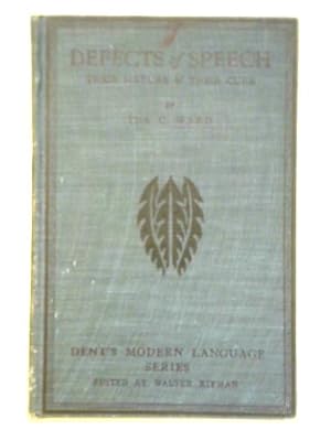 Imagen del vendedor de Defects of Speech a la venta por World of Rare Books