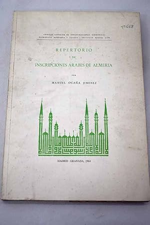Seller image for Repertorio de inscripciones rabes de Almera for sale by Alcan Libros