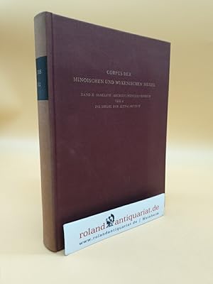 Bild des Verkufers fr Corpus der minoischen und mykenischen Siegel Band 2: Iraklion, Archologisches Museum ; Teil 2. Die Siegel der Altpalastzeit / bearb. von Nikolaos Platon . Mit e. Beitr. von Andr Dessenne zum Verkauf von Roland Antiquariat UG haftungsbeschrnkt