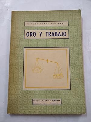 Seller image for Oro y trabajo for sale by Libros nicos