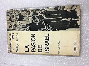 Imagen del vendedor de La pasion de Israel a la venta por Libros nicos