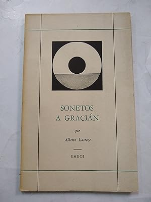 Imagen del vendedor de Sonetos a gracian a la venta por Libros nicos