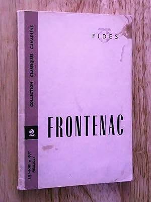 Image du vendeur pour Frontenac mis en vente par Claudine Bouvier