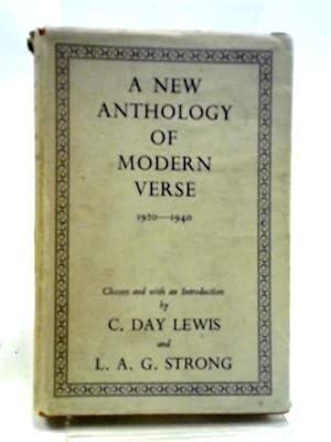 Imagen del vendedor de A New Anthology of Modern Verse 1920-1940 a la venta por World of Rare Books