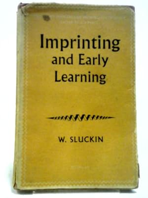 Bild des Verkufers fr Imprinting And Early Learning (Manuals Of Modern Psychology) zum Verkauf von World of Rare Books