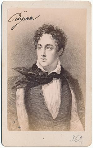 Image du vendeur pour Portrt des George Gordon Byron. (1788 - 1824). Er war ein englischer Dichter der Romantik. mis en vente par Michael Meyer-Pomplun