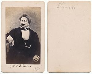 Image du vendeur pour Portrt des Alexandre Dumas. (1802 - 1870). Er war ein franzsischer Schriftsteller. mis en vente par Michael Meyer-Pomplun