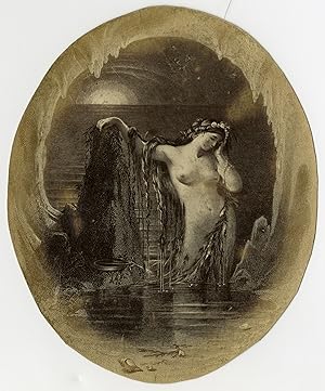Original photograph-Depiction of the origin of the harp-ca. 1863