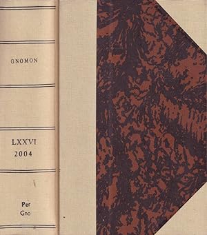 Seller image for Gnomon, volume LXXVI, 2004 Kritische zeitschrift fur die gesamte klassische altertumswissenschaft for sale by Biblioteca di Babele
