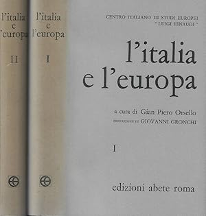 Bild des Verkufers fr L'Italia e l'Europa zum Verkauf von Biblioteca di Babele