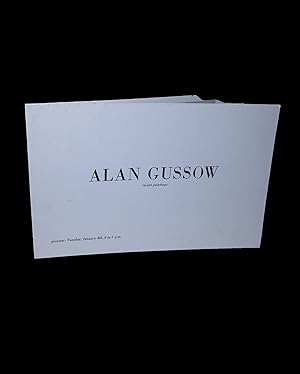 Image du vendeur pour Alan Gussow: Recent Paintings mis en vente par Marc J Bartolucci