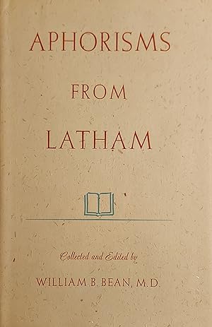 Aphorisms From Latham