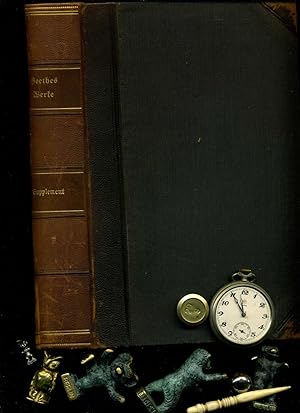Seller image for Goethes smtliche Werken . Einzelband: Erstes Supplement: Die Bildnisse Goethes . Propylen-Ausgabe. Mnchen Georg Mller Verlag, 1910. for sale by Umbras Kuriosittenkabinett