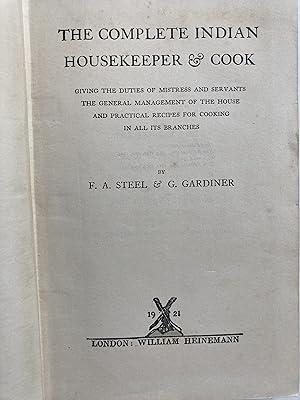 The complete Indian housekeeper & cook.