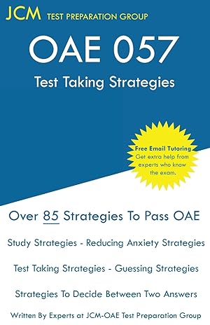 Imagen del vendedor de OAE 057 - Test Taking Strategies a la venta por Redux Books