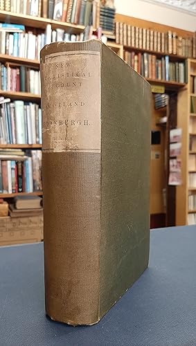 Imagen del vendedor de The Statistical Account of Edinburghshire [Edinburgh] (New Statistical Account of Scotland Vol. I a la venta por Edinburgh Books