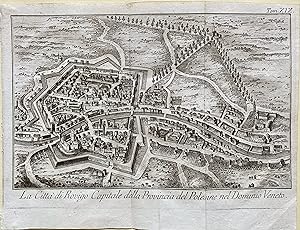 La città di Rovigo Capitale della Provincia del Polesine nel Dominio Veneto