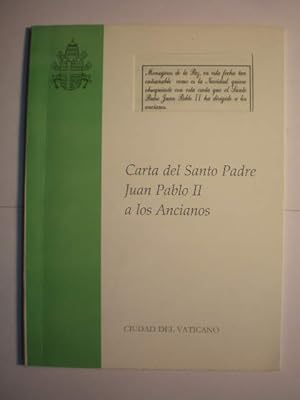 Cartas del Santo Padre Juan Pablo II a los ancianos