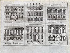 Palazzo Canossa in Verona/ Palazzo Maffei in Verona/ Palazzo Pompei in Verona/ Palazzo Bevilacqua...