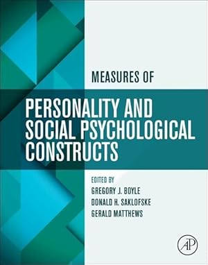 Imagen del vendedor de Measures of Personality and Social Psychological Constructs a la venta por moluna