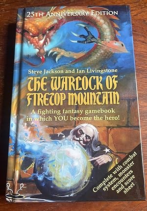 Immagine del venditore per The Warlock of Firetop Mountain - 25th Anniversary Edition - Double Signed venduto da BazaarofBooks