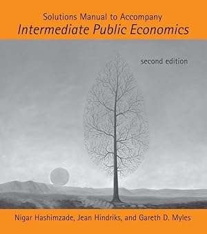 Seller image for Solutions Manual to accompany Intermediate Public Economics for sale by moluna