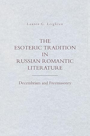 Bild des Verkufers fr The Esoteric Tradition in Russian Romantic Literature zum Verkauf von moluna