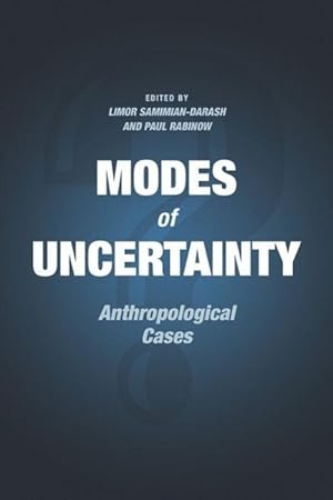 Imagen del vendedor de Modes of Uncertainty a la venta por moluna