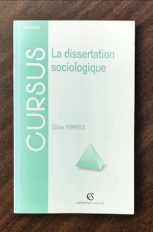 Cursus: La dissertation sociologique