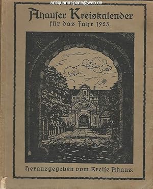 Ahauser Kreiskalender für das Jahr 1923. Herausgegeben vom Kreise Ahaus.