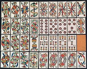 (Set of Bohemian playing cards) - Trappola type II / Bohemia Böhmen / Spielkarten / carte da gioc...