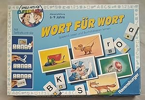 Wort für Wort (ältere Version, blauer Karton 1998)[Kinderspiel]. Spielend lesen und Buchstaben le...
