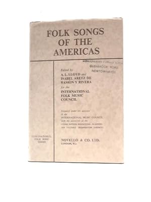 Seller image for Folk Songs of the Americas for sale by World of Rare Books