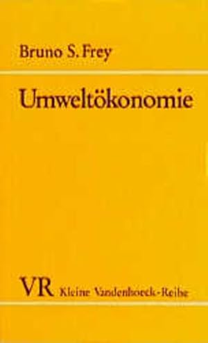 Bild des Verkufers fr Umweltkonomie. Kleine Vandenhoeck-Reihe ; 1369. zum Verkauf von Antiquariat Thomas Haker GmbH & Co. KG