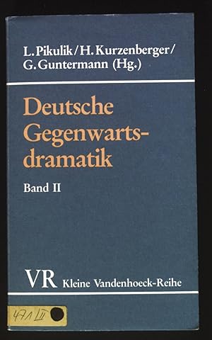 Bild des Verkufers fr Deutsche Gegenwartsdramatik; Bd. 2., Zu Theaterstcken von Tankred Dorst, Peter Handke, Botho Strauss, Ernst Jandl, Bodo Kirchhoff. Kleine Vandenhoeck-Reihe ; 1521 zum Verkauf von books4less (Versandantiquariat Petra Gros GmbH & Co. KG)