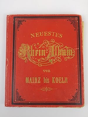 Ansichten Album von Mainz bis Köln um 1890 , Souveniralbum, Leporello Neuestes Rhein-Album von Ma...