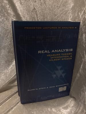 Imagen del vendedor de Real Analysis: Measure Theory, Integration, And Hilbert Spaces (Princeton Lectures in Analysis, Band 3) a la venta por Antiquariat Jochen Mohr -Books and Mohr-