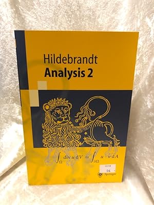 Bild des Verkufers fr Analysis 2 (Springer-Lehrbuch) zum Verkauf von Antiquariat Jochen Mohr -Books and Mohr-