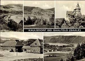 Bild des Verkufers fr Ansichtskarte / Postkarte Kaulsdorf an der Saale, Ortspanorama, Teilansicht zum Verkauf von akpool GmbH