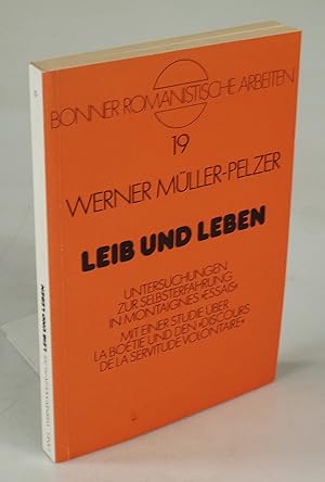 Seller image for Leib und Leben. for sale by Antiquariat Dorner