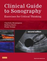 Bild des Verkufers fr Henningsen, C: Clinical Guide to Sonography zum Verkauf von moluna