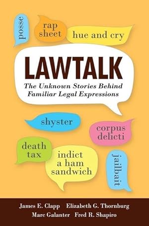 Imagen del vendedor de Clapp, J: Lawtalk a la venta por moluna