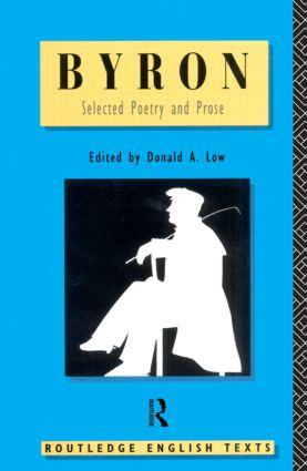 Seller image for Byron: Selected Poetry and Prose for sale by moluna