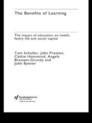Seller image for Schuller, T: Benefits of Learning for sale by moluna