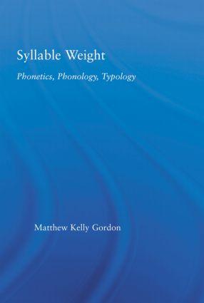 Seller image for Gordon, M: Syllable Weight for sale by moluna