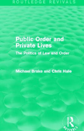 Immagine del venditore per Brake, M: Public Order and Private Lives venduto da moluna
